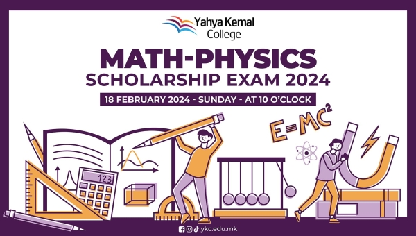 Announcement: Math-Physics Scholarship Exam 2024 on February 18th